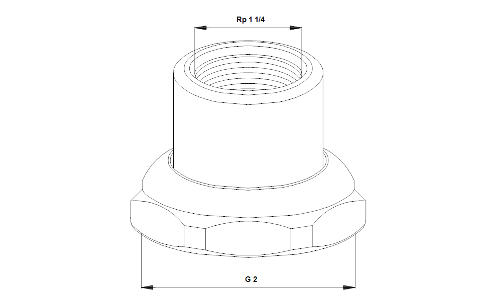 GRUNDFOS Mechanisches Zubehör Verbindungsstück Art. 505535