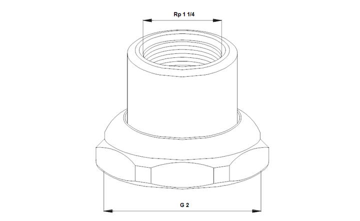 GRUNDFOS Mechanisches Zubehör Verbindungsstück Art. 505535