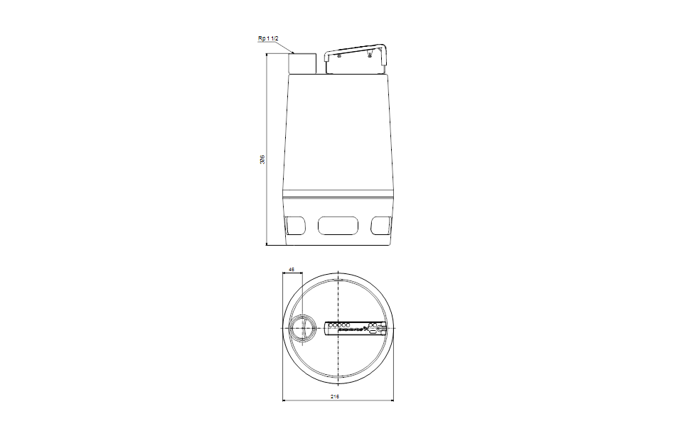 GRUNDFOS Tauchmotorpumpe UNILIFT AP35.40.06.A1V Art. 96001777