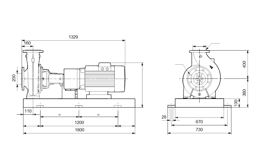 GRUNDFOS Normpumpe NKE 150-200/220 Art. 96601282
