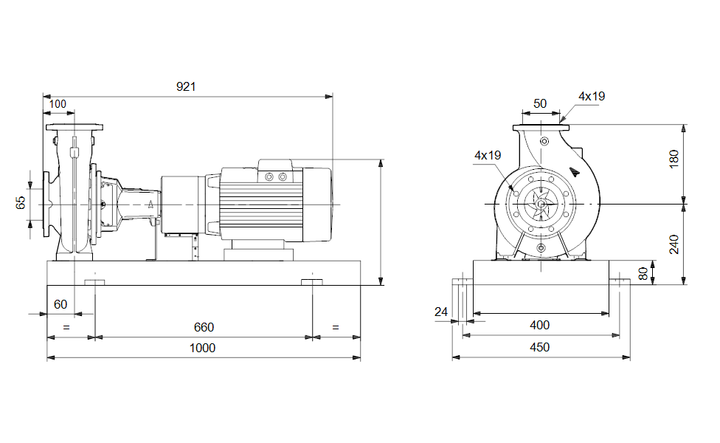 GRUNDFOS Normpumpe NKE 50-160/143 Art. 96600888