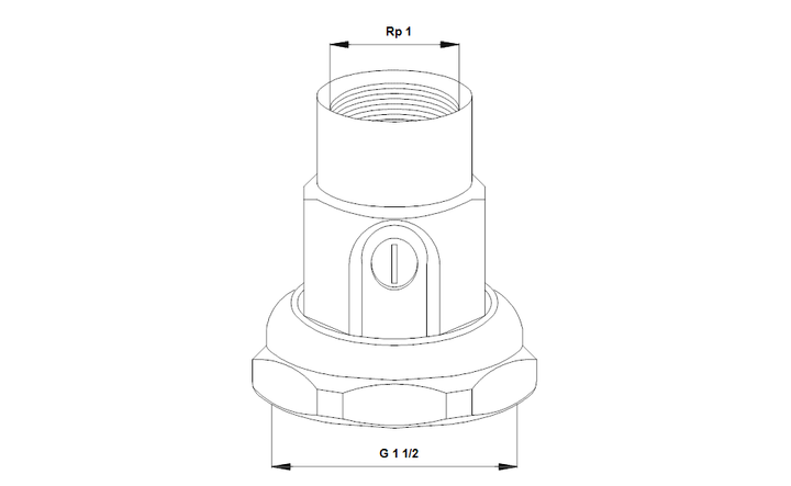 GRUNDFOS Mechanisches Zubehör Anschlussstück mit Kugelventil Art. 519806