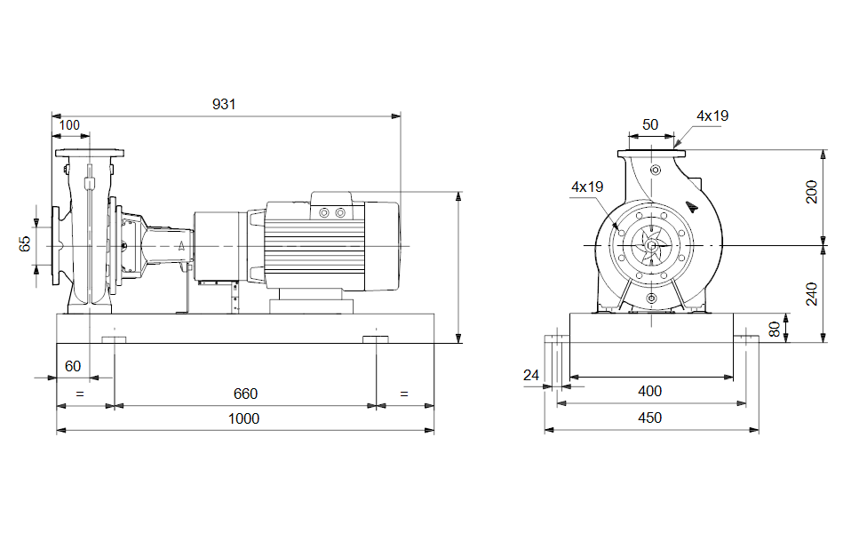 GRUNDFOS Normpumpe NKE 50-200/188 Art. 96600920