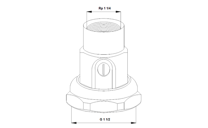 GRUNDFOS Mechanisches Zubehör Anschlussstück mit Kugelventil Art. 519807