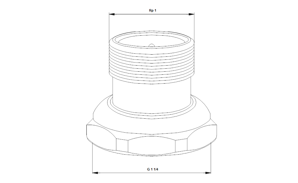 GRUNDFOS Mechanisches Zubehör Verbindungsstück Art. 525197