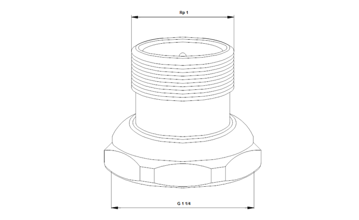GRUNDFOS Mechanisches Zubehör Verbindungsstück Art. 525197