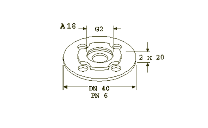 GRUNDFOS Mechanisches Zubehör A 18, Ausgleichsstück Art. 535057