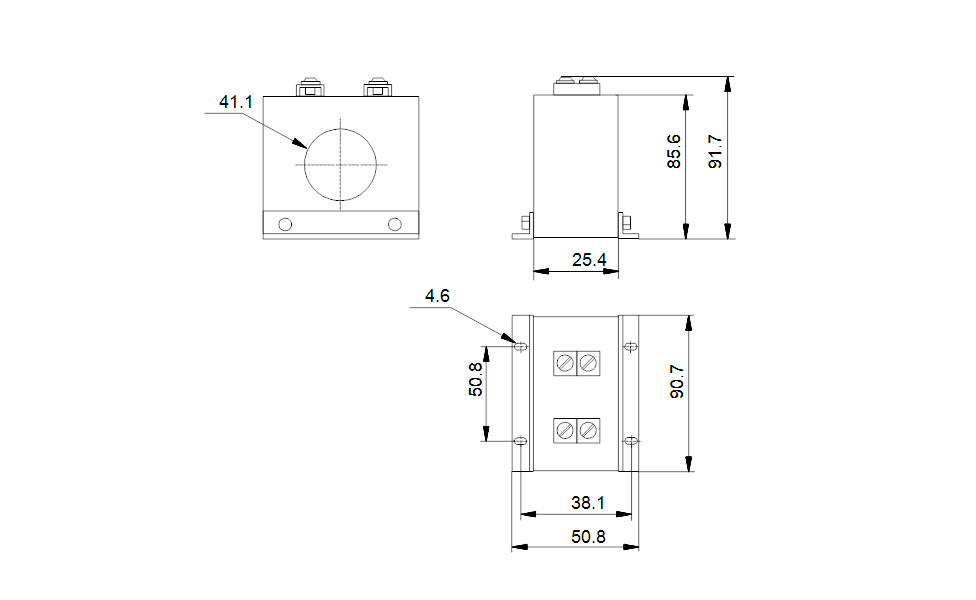 GRUNDFOS Elektrisches Zubehör Set of 3 pce. Current transformers 750/5 Art. 96095284