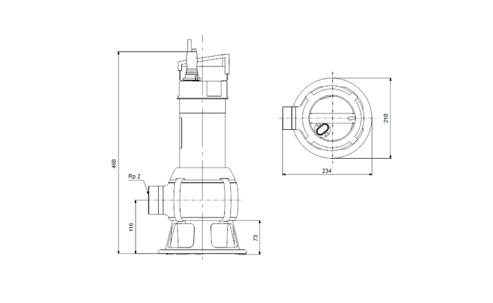 GRUNDFOS Tauchmotorpumpe UNILIFT AP50B.50.15.3V Art. 96468196