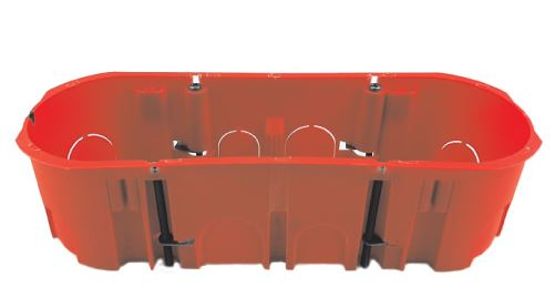 Monirom Hohlwand-Gerätedose 6/7 Module für Gipskarton, 70 x 185 mm