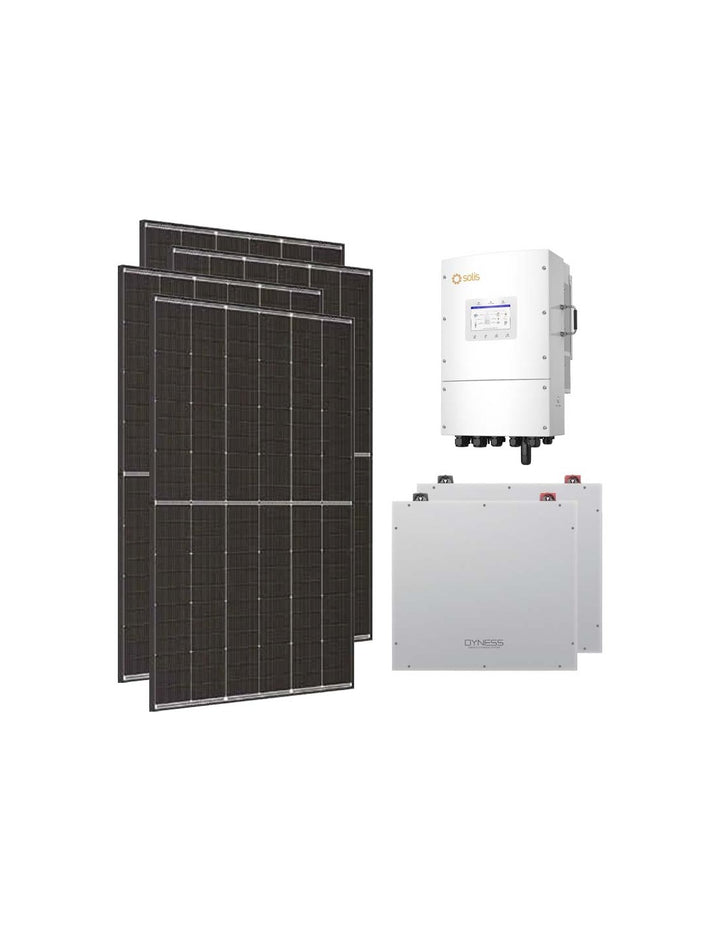 Dreiphasen Photovoltaik-Kit 15470W Wechselrichter Solis LV 15kW lithium 10.24kWh Dyness...