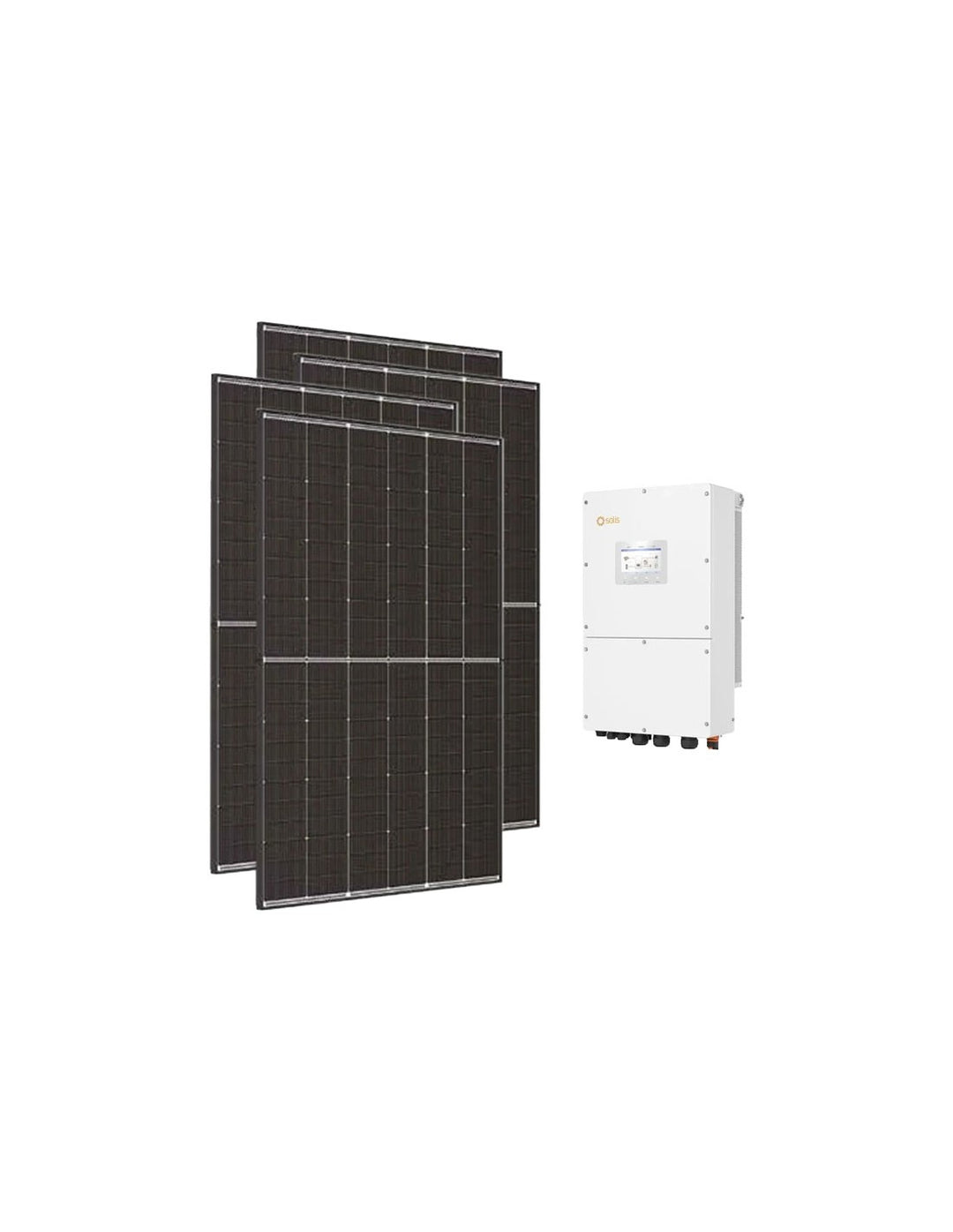 Dreiphasen-Photovoltaik-Kit 50400W Solis Wechselrichter 50kW für Akkumulation