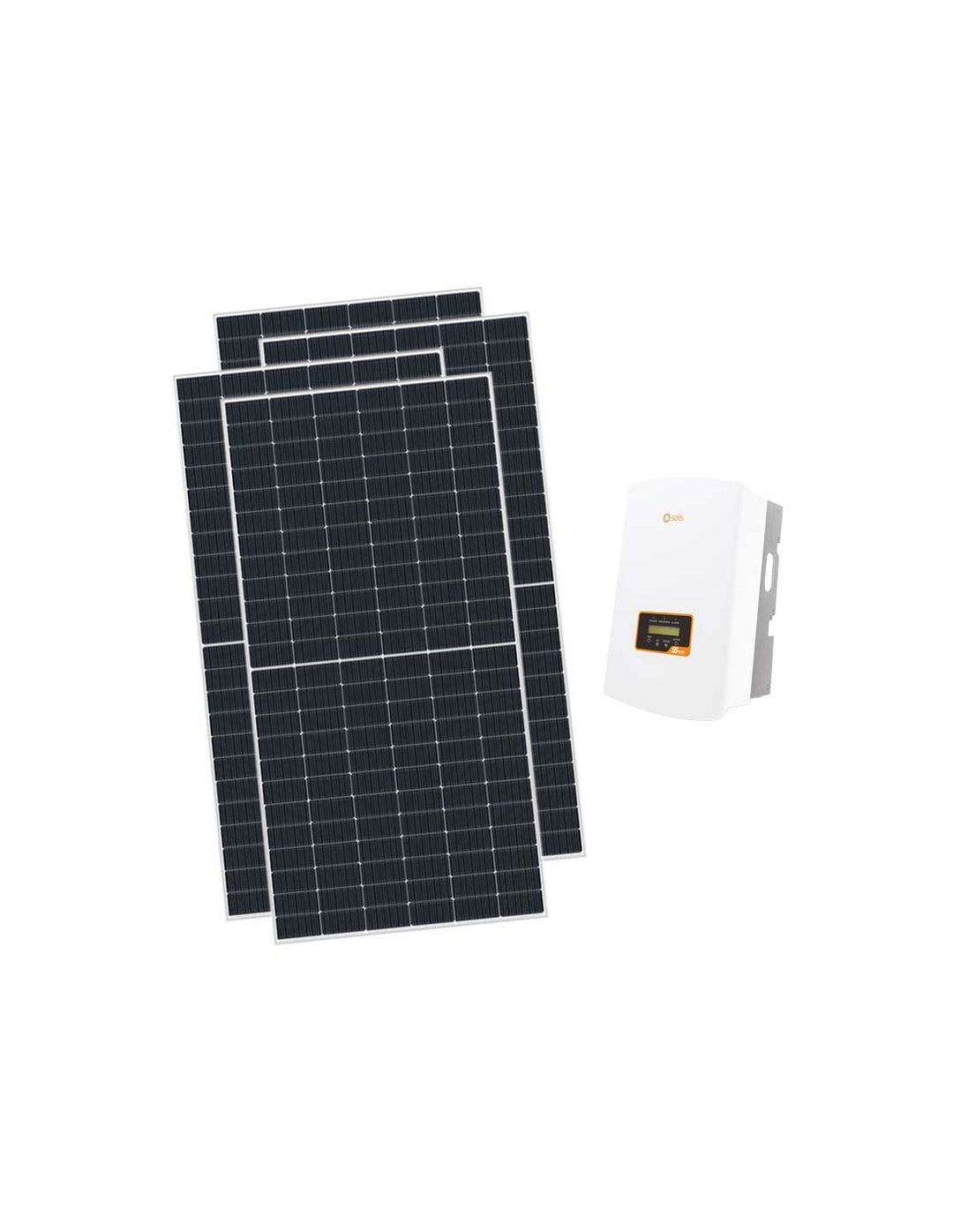 Dreiphasen-Photovoltaik-Kit 9945W Solis-String-Wechselrichter 10kW Netzwerk
