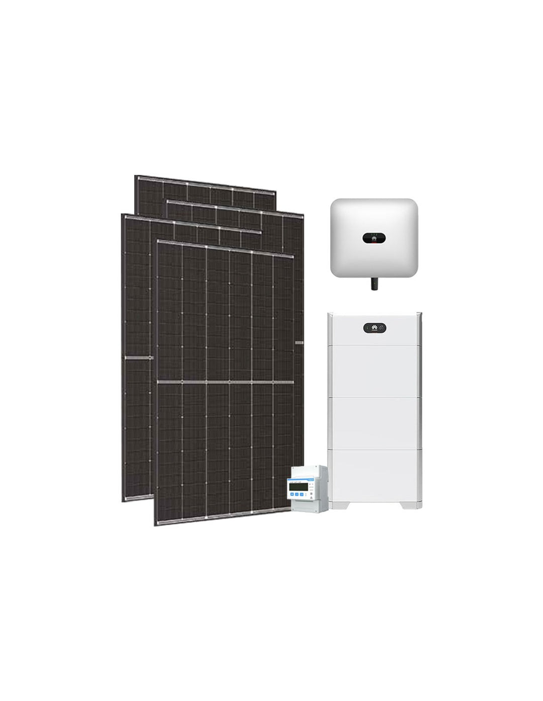 Dreiphasig Photovoltaik-Kit 10350W inverter Huawei 10kW lithium LUNA2000 15kWh