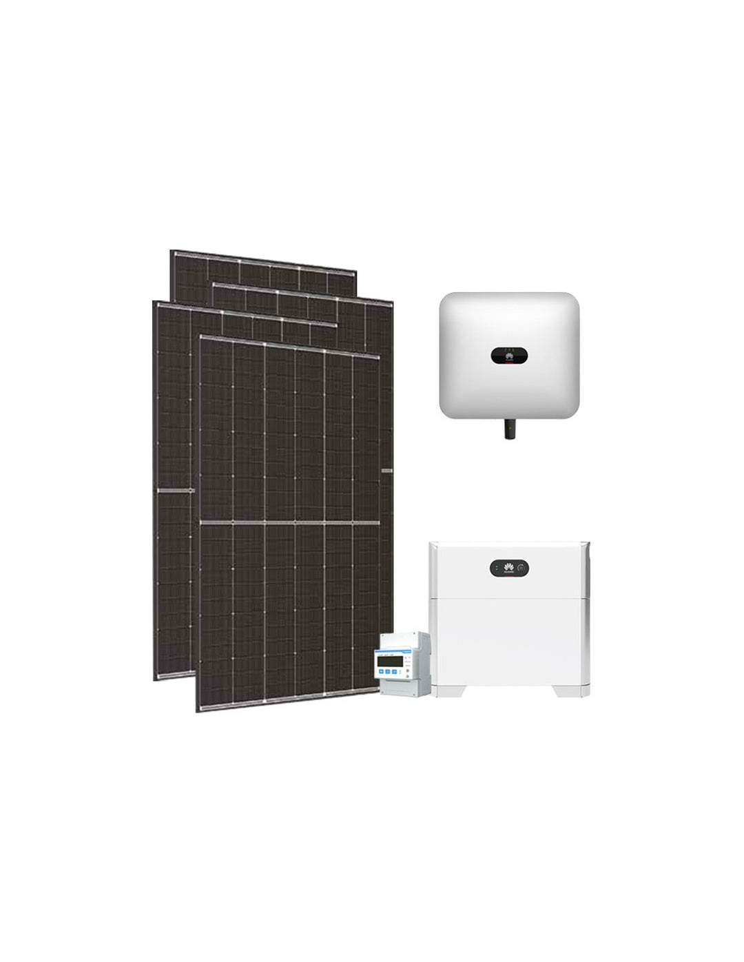 Dreiphasig Photovoltaik-Kit 10350W inverter Huawei 10kW lithium LUNA2000 5kWh