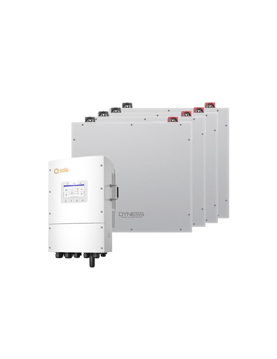 Dreiphasige Speichersystem Wechselrichter Solis LV 15kW Akku 20.48kWh DL5.0C Dyness
