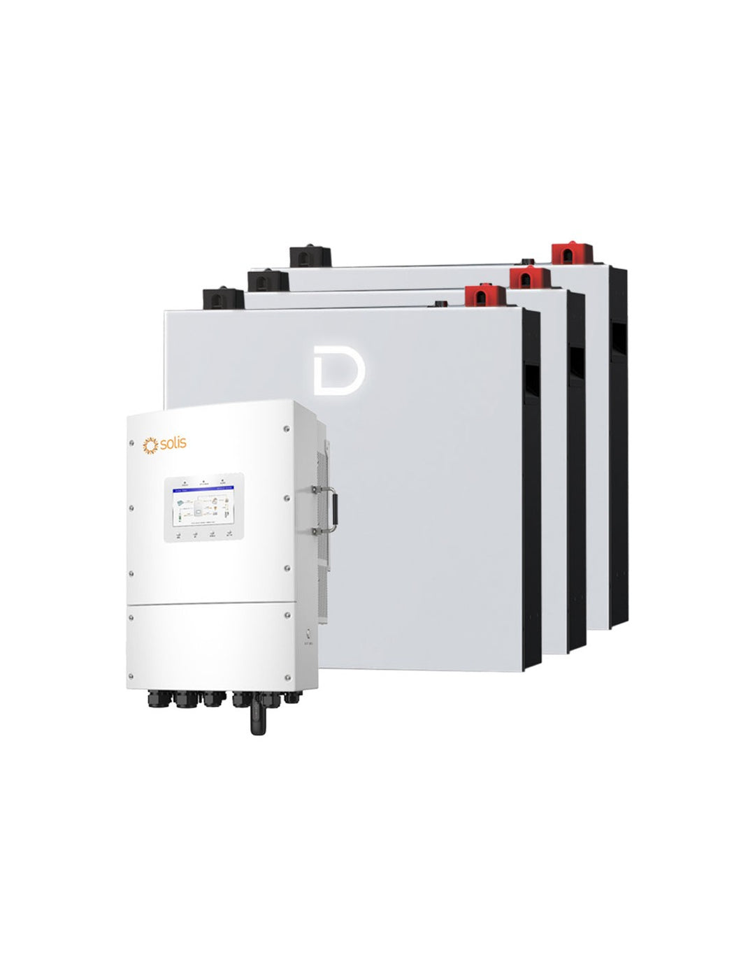 Dreiphasige Speichersystem Wechselrichter Solis LV 8kW Akku 15.36kWh DL5.0C PRO Dyness