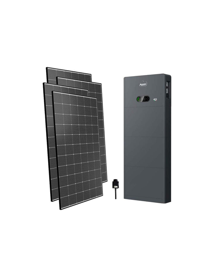 Dreiphasiger Photovoltaik-Kit 5050W-inverter Zucchetti 5kW Akku lithium 15.36kWh