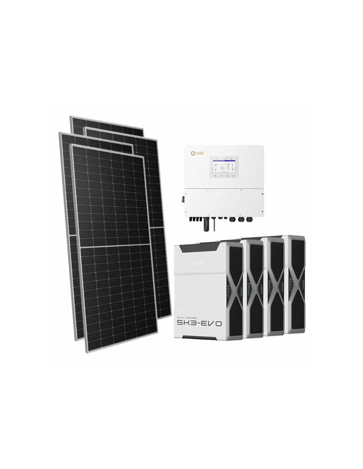 Dreiphasiges Photovoltaik-Kit 16660W Wechselrichter Solis 15kW Lithium 20.88kWh Weco...