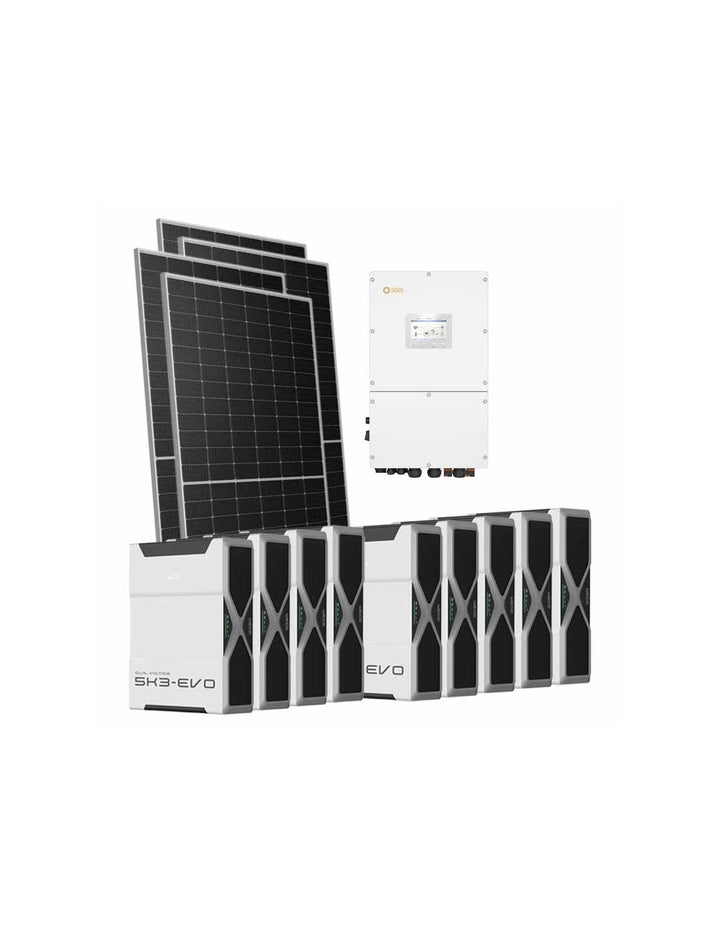 Dreiphasiges Photovoltaik-Kit 49980W Wechselrichter Solis 50kW Lithium 46.98kWh Weco...
