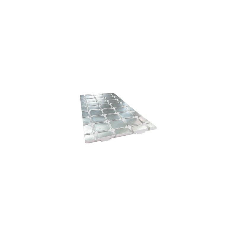 Solarics Giacomini R883Y101 – Isolierplatte für trockene hydraulische Fußbodenheizung mit Aluminium (11,52 m² Box) P150-h28