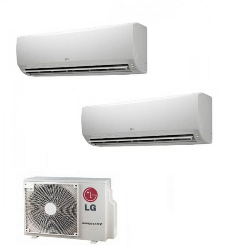 LG Klimagerät Standard Dual Split 12000+12000 Inverter R410 MU3M21