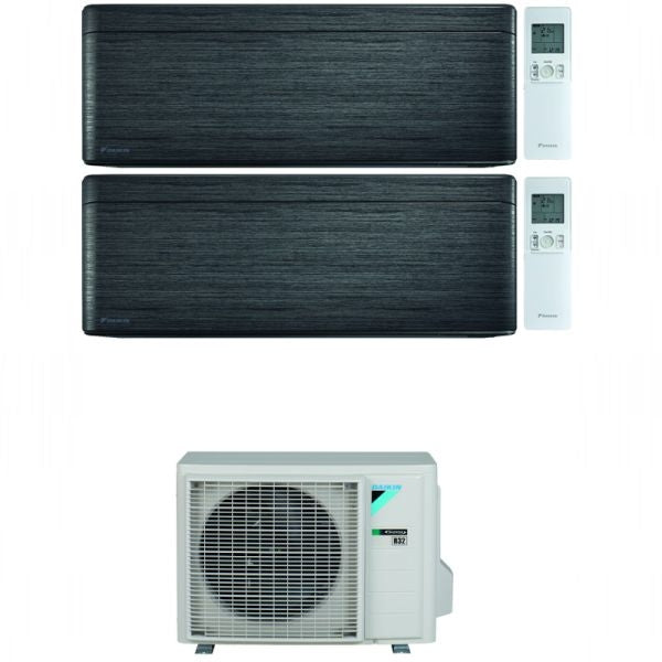 Daikin Klimagerät Stylish New Real blackwood Dualsplit 7000+9000 R-32 2MXM40M/N