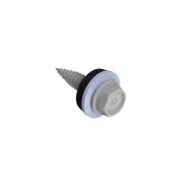 Dünnblechschraube 4,8x19 SW 8, mit Dichtscheibe