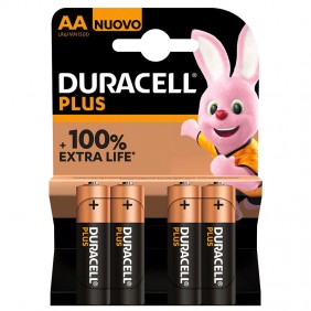 Duracell MN1500 AA Alkali-Batterie 1,5 V 4er-Pack