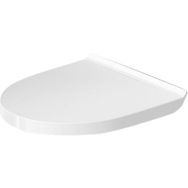 Duravit Sitz mit Deckel, Scharniere aus Edelstahl, mit Soft-Close-Funktion, Weiß No. 0026190000