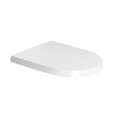 Duravit Sitz mit Deckel, Scharniere aus Edelstahl, ohne Softclose-Funktion, Weiß matt ME BY STARCK 0020012600