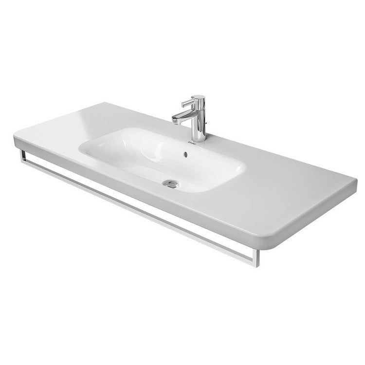 Duravit Handtuchhalter L. 112,9, eckiges Profil, Chromoberfläche 0031081000