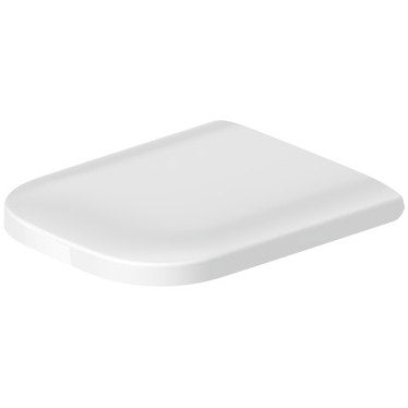 Duravit Sitz mit abnehmbarem Deckel, Scharniere aus Edelstahl, ohne Soft-Close-Funktion, Weiß HAPPY D. 0064510000