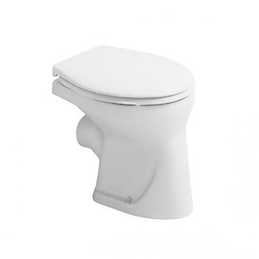 Duravit Stand-WC Bambi, für Unterputz- oder Aufputzspülkasten nicht enthalten, spülrandlos, ohne Sitz, Spülwassermenge 6 l, UWL Klasse 2, Weiß DURAPLUS 0106090000