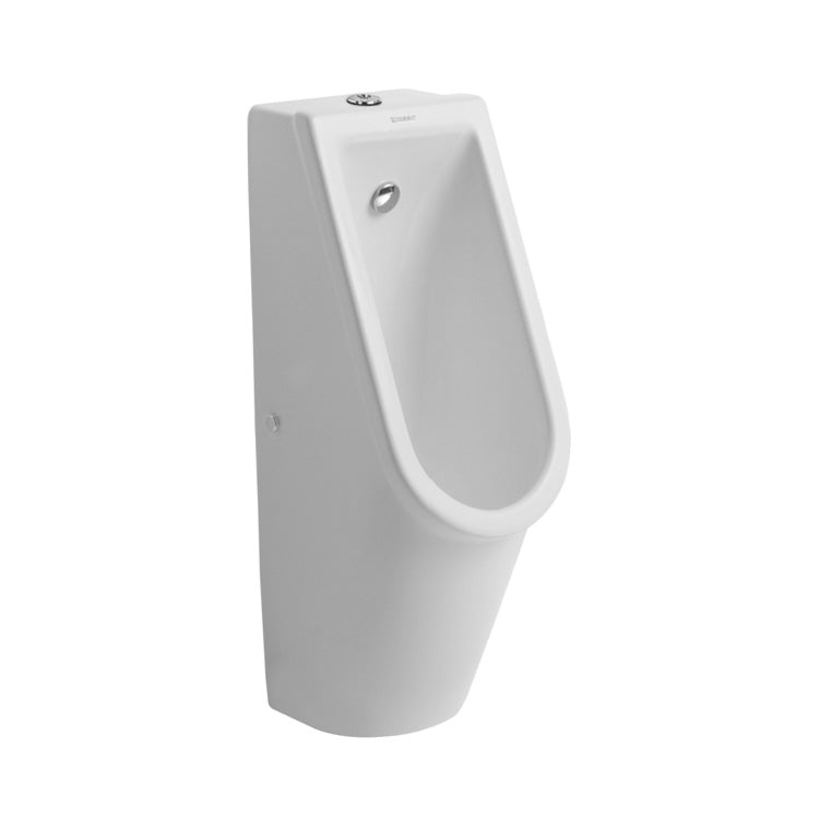 Duravit Urinal mit verdecktem Hintereingang, ohne Spülrand, ohne Fliege, Weiß STARCK 0827250000