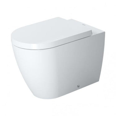 Duravit Bodenstehendes WC ohne Sitz, T. 60 cm, wandbündig, mit horizontalem Abfluss, ohne Sitz, Spülwassermenge 4,5 l, Weiß ME BY STARCK 2169090000