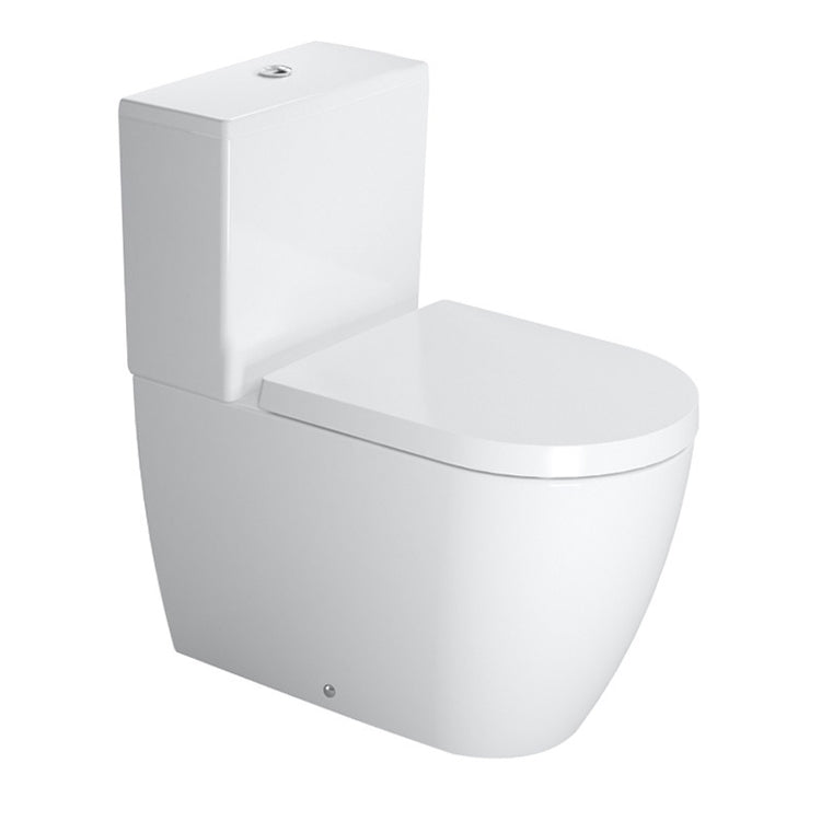Duravit Bodenstehendes Monoblock-WC zum Einbau T. 65 cm, ohne Spülkasten und ohne Sitz, UWL Klasse 1, Weiß ME BY STARCK 2170090000