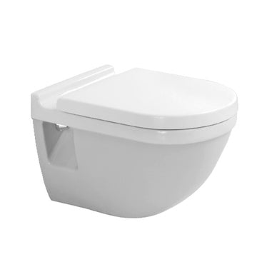 Duravit Hänge-WC, ohne Sitz, Spülwasserbedarf 4,5 l, UWL Klasse 1, Weiß STARCK 2200090000
