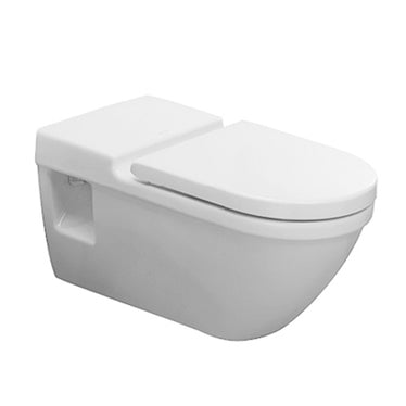 Duravit Wandhängendes Vital-WC mit Auswurf, für Behinderte, Tiefe 70 cm, Spülwasserbedarf 6 l, UWL Klasse 2, Weiß STARCK 2203090000