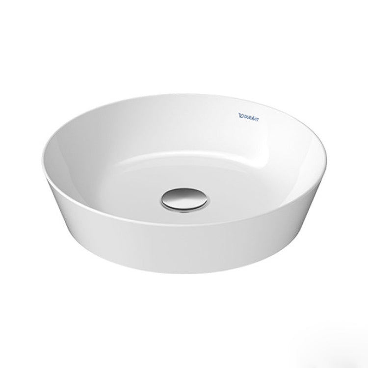 Duravit Aufsatzwaschbecken Ø 43 cm ohne Überlauf, Weiß, matte Oberfläche CAPE COD 2328433200