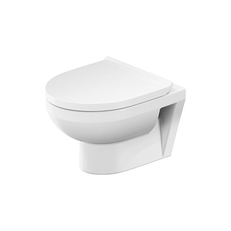 Duravit Hängendes WC Compact Rimless® zum Einbau, ohne Rand, ohne Sitz, Spülwassermenge 4,5 l, UWL Klasse 1, Weiß No. 2575090000