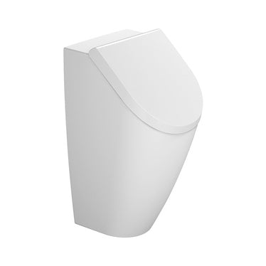 Duravit Urinal Rimless®, ohne Rand, verdeckter hinterer Zulauf, mit Sog, horizontaler Ablauf, Version für Deckel, ohne Fliegenfänger, Weiß ME BY STARCK 2812300000