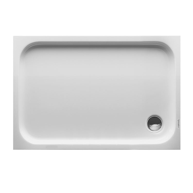 Duravit Duschwanne rechteckig, L. 120 T. 80 cm, Weiß D-CODE 720113000000000