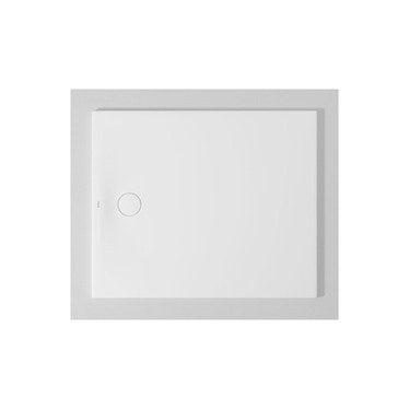 Duravit Bodenebene Duschwanne rechteckig L. 120 B.100 cm, mit vormontierter wasserdichter Folie und Antirutsch, Weiß, glänzende Ausführung TEMPANO 720199000000001