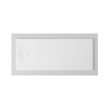 Duravit Bodengleiche Duschwanne rechteckig L. 170 T. 70 cm, mit werkseitig montierter Abdichtungsfolie und Antirutsch, Weiß, glänzende Oberfläche TEMPANO 720210000000001