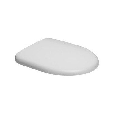 Duravit Sitz mit abnehmbarem Deckel, umhüllend, mit sanft schließendem Verschluss, Scharniere aus Edelstahl, Weiß ARCHITEC 0069690000