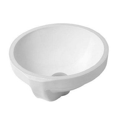 Duravit Einbauwaschbecken Ø 32,5 cm ohne Loch, für Unterbau, mit Überlauf, Unterseite emailliert, Weiß ARCHITEC 0319320000