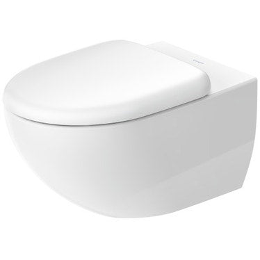 Duravit Hänge-WC Rimless® mit Durchwurf, spülrandlos, mit Soft-Close-Sitz, Weiß ARCHITEC 45720900A1