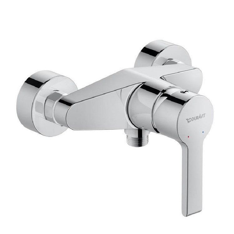 Duravit Einhebelmischbatterie Dusche außen Chromoberfläche B. B24230000010