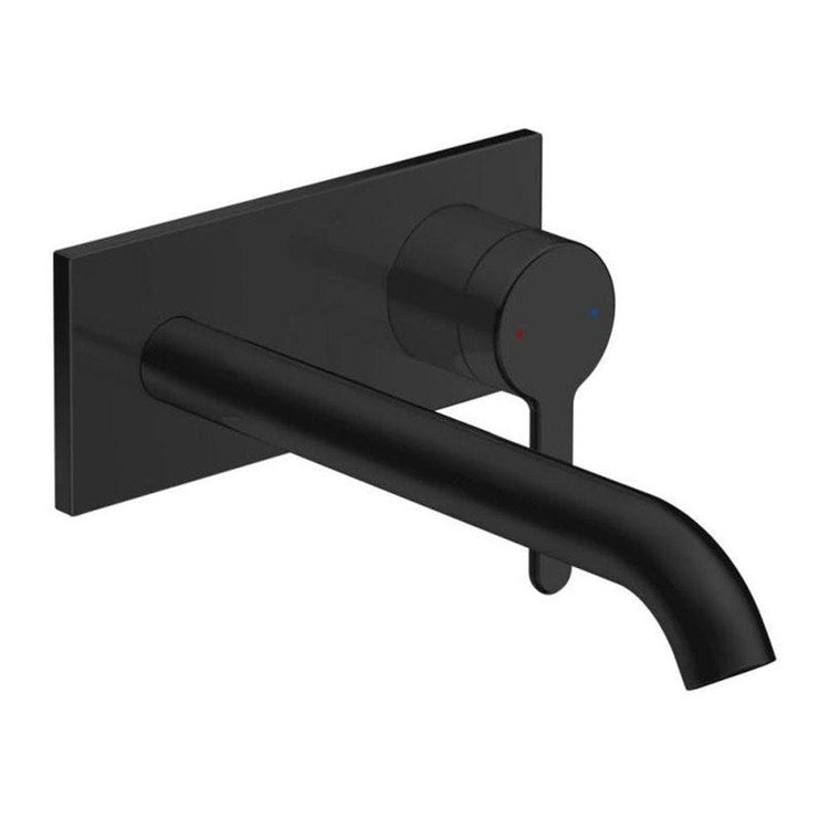 Duravit Einhebelmischer, wandmontiert, Auslauf T. 23 cm, Farbe schwarz, matte Oberfläche C. C11070004046